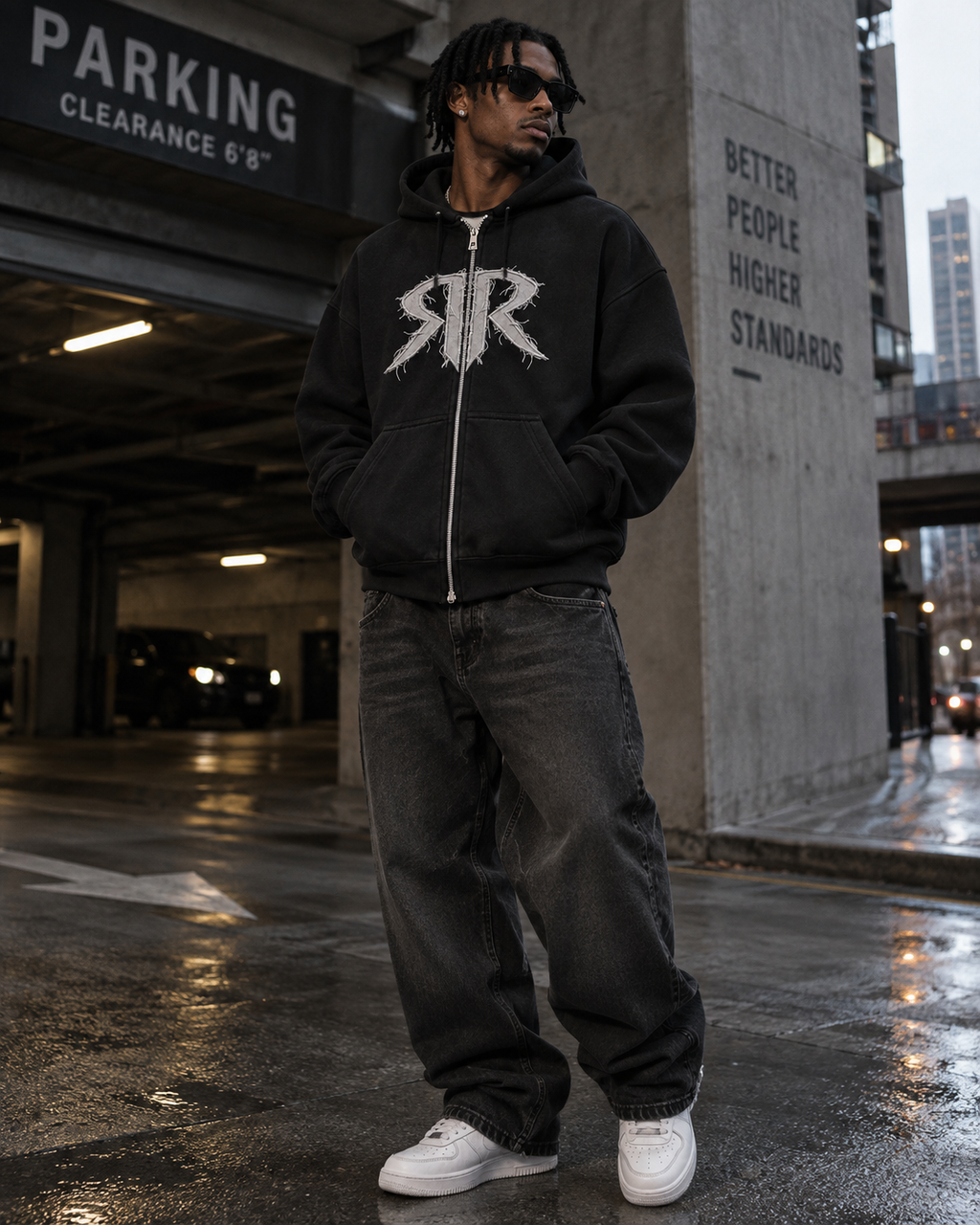 Paid in Respect Zip Hoodie